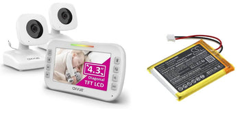 3.7v, Li-polymer, 2700mah, Baby monitor Babyphone Battery Fits Axvue, Baby Monitor, 9.99wh