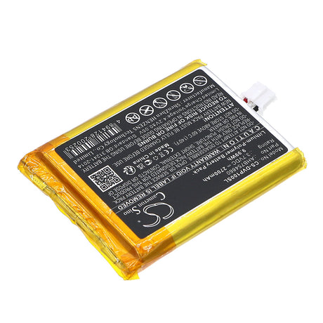 3.7V, Li-Polymer, 2700mAh, Battery fits Divoom, Ditoo Pro, 9.99Wh Speaker Cameron Sino Technology Limited   