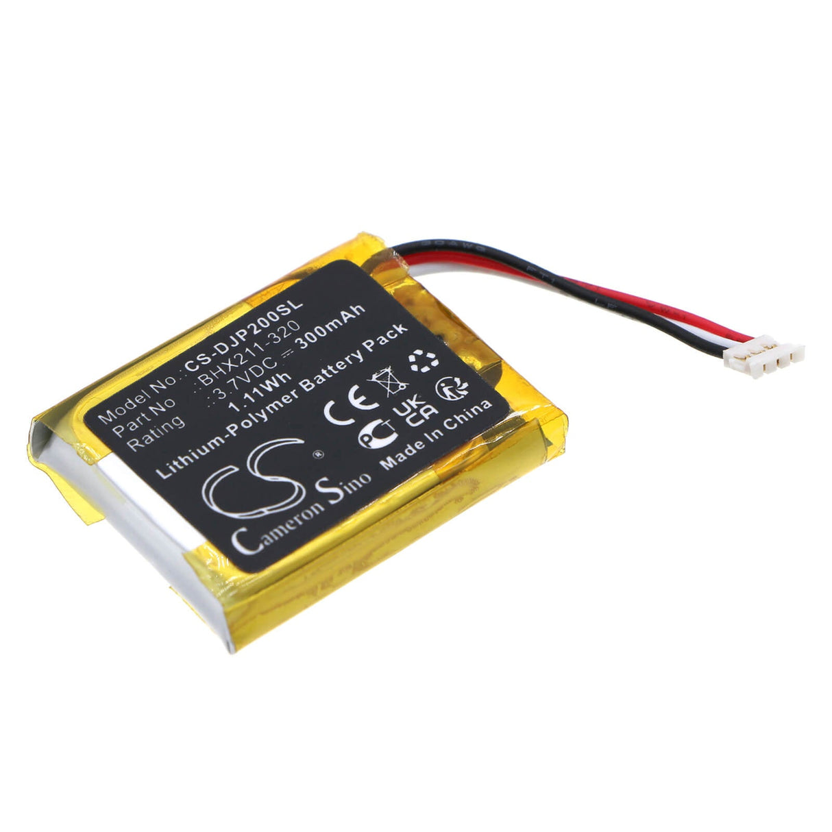 3.7v, Li-polymer, 300mah, Battery Fits Dji, Pocket 2, 1.11wh Camera Cameron Sino Technology Limited   