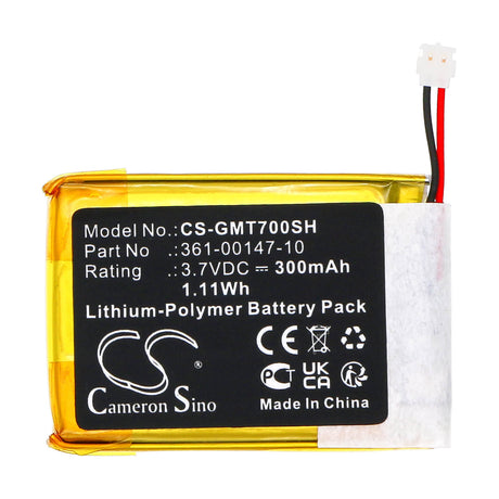 3.7v, Li-polymer, 300mah, Smartwatch Battery Fits Garmin Fenix 7X, Tactix 7, 1.11wh Smartwatch Cameron Sino Technology Limited   