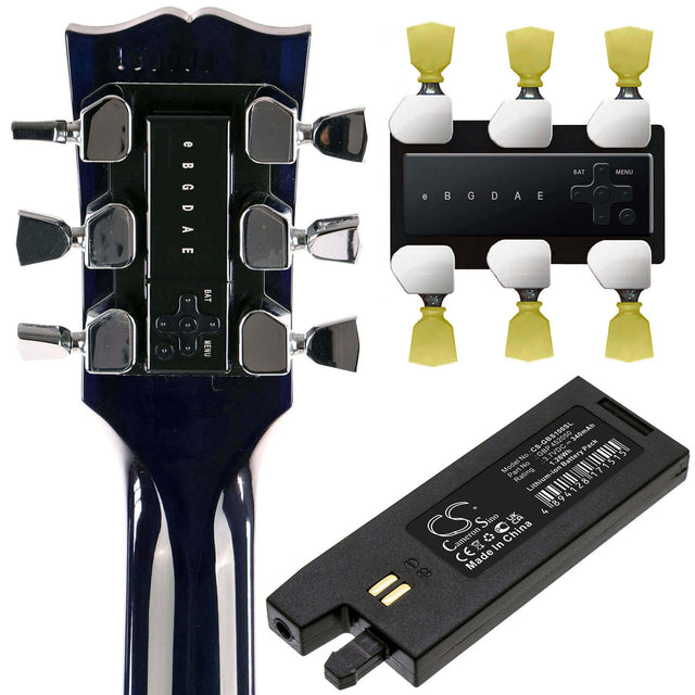 3.7v, Li-polymer, 340mah, Battery Fit's Gibson, Gforce, G-force Auto-tuner, Minetune, 1.26wh Electronic Tuner Cameron Sino Technology Limited (Suspended)   