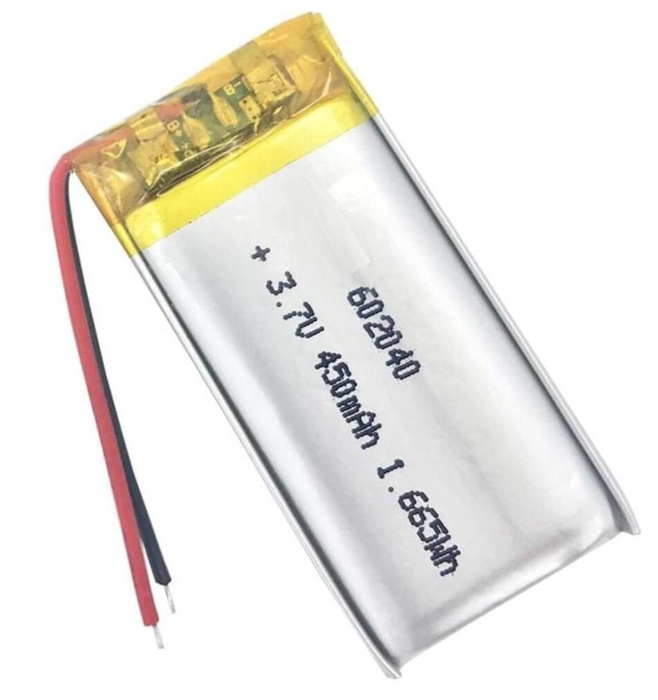 3.7v, Li-polymer, 450mah, Battery Fits Lp602040, 602040, 1.66wh Battery By Use vendor-unknown   