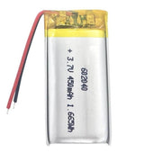 3.7v, Li-polymer, 450mah, Battery Fits Lp602040, 602040, 1.66wh Battery By Use vendor-unknown   