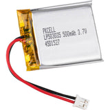 3.7v, Li-polymer, 500mah, Battery Fits Lp503035, 503035, 1.85wh Battery By Use vendor-unknown   