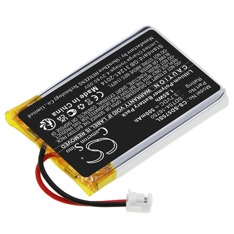 3.7v, Li-polymer, 500mah, Battery Fits Sportdog, Sd-575, Sd-575e, 1.85wh Dog Collar Cameron Sino Technology Limited   