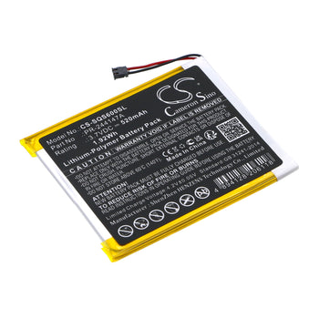3.7V, Li-Polymer, 520mAh Payment Terminal Battery fits Square, S6, S8, 1.92Wh