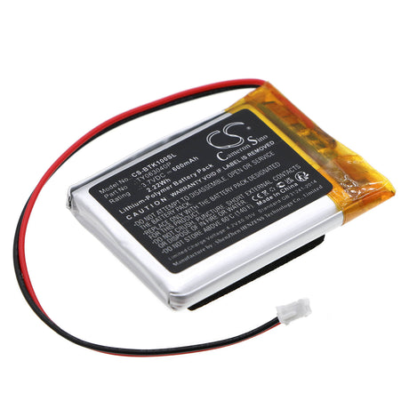 3.7v, Li-polymer, 600mah, Battery Fits Blaupunkt, Badradio Srb 10, Srb 10, 2.22wh Speaker Cameron Sino Technology Limited   