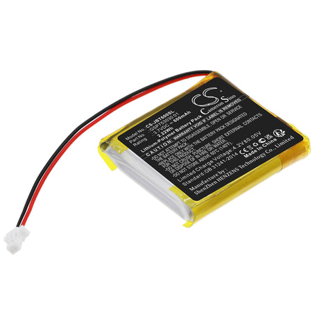 3.7v, Li-polymer, 600mah, Battery Fits Jbl, T600 Bt, Tune 600btnc, 2.22wh Batteries for Electronics Cameron Sino Technology Limited   