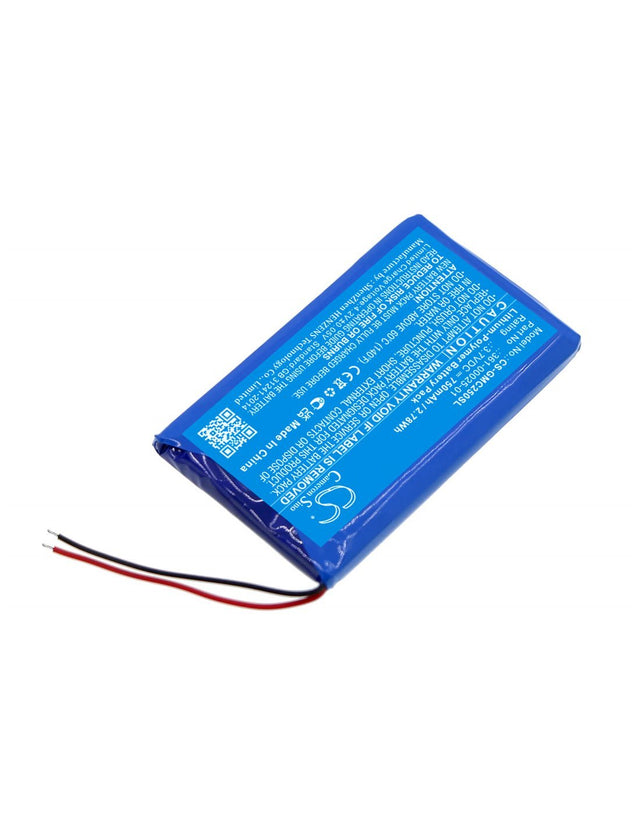 3.7v, Li-polymer, 750mah, Battery Fits Garmin, Dash Cam 25, Dashcam 25, 2.78wh Dashcam Cameron Sino Technology Limited   