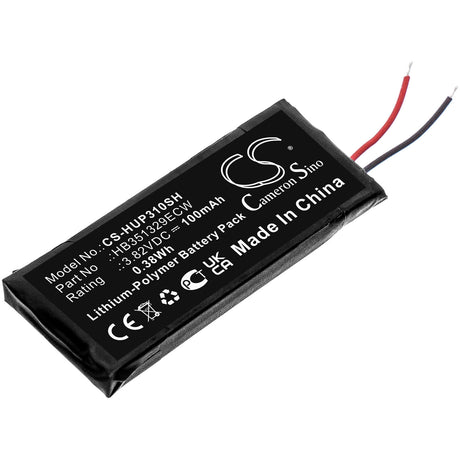 3.82v, Li-polymer, 100mah, Battery Fits Huawei, Band 3 Pro, 0.38wh Smartwatch Cameron Sino Technology Limited   