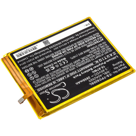 3.85v, 2850mah, Li-polymer Battery Fit's Neffos, C9a, Tp706a, 10.97wh Mobile, SmartPhone Cameron Sino Technology Limited   