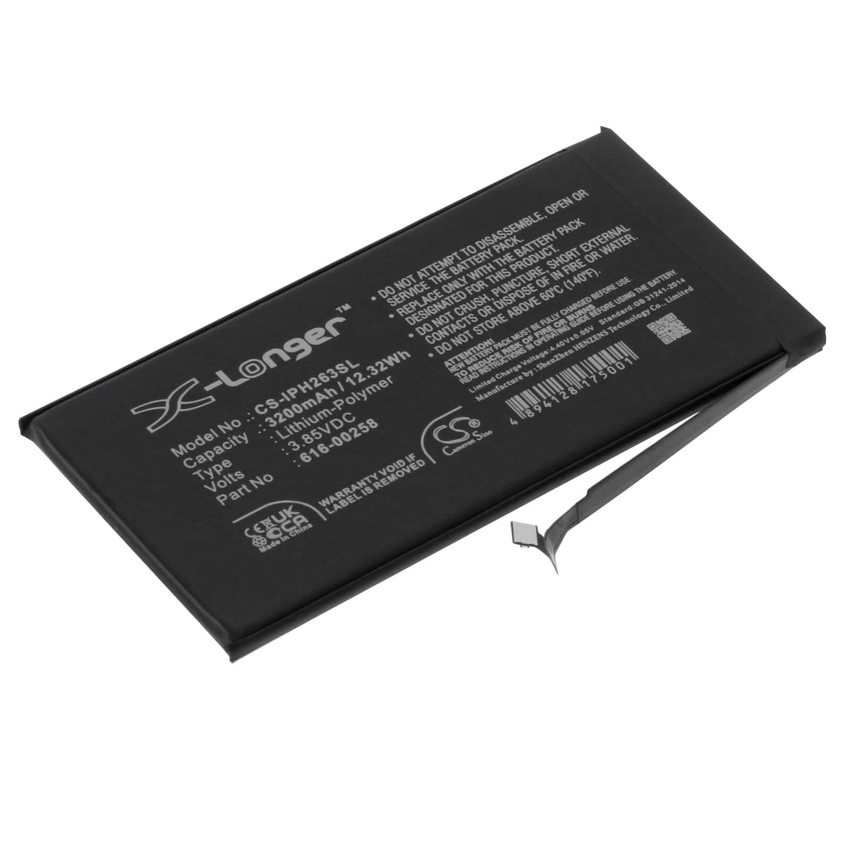 3.85v, 3200mah, Li-polymer Smartphone Battery Fit's Apple, A2635, Iphone 13, Iphone 13 5g, 12.32wh Mobile, SmartPhone Cameron Sino Technology Limited   