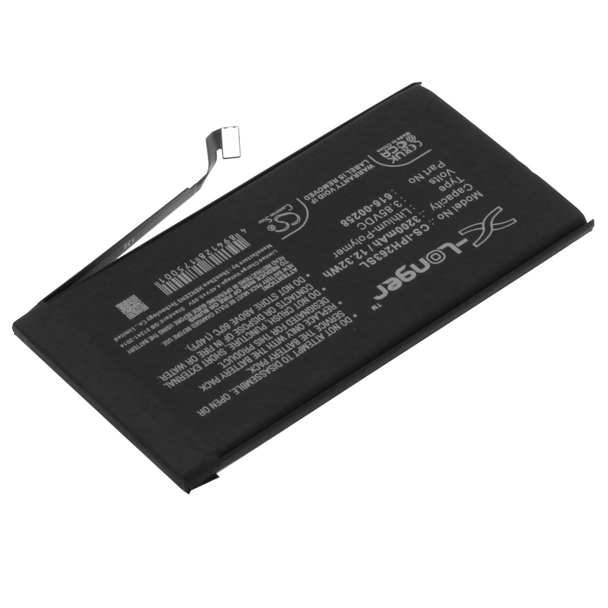 3.85v, 3200mah, Li-polymer Smartphone Battery Fit's Apple, A2635, Iphone 13, Iphone 13 5g, 12.32wh Mobile, SmartPhone Cameron Sino Technology Limited   