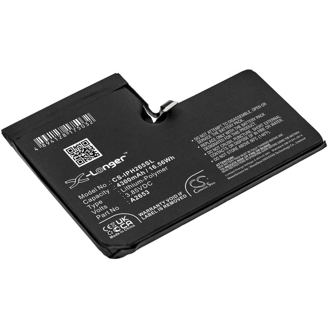 3.85v, 4300mah, Li-polymer Battery Fit's Apple, A2645, Iphone 13 Pro Max, Iphone 13 Pro Max 5g, 16.56wh Mobile, SmartPhone Cameron Sino Technology Limited   