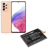 3.85v, 4700mah, Li-polymer Battery Fit's Samsung, Galaxy A53 5g 2022, Sm-a5360, Sm-a536a, 18.10wh Mobile, SmartPhone Cameron Sino Technology Limited   