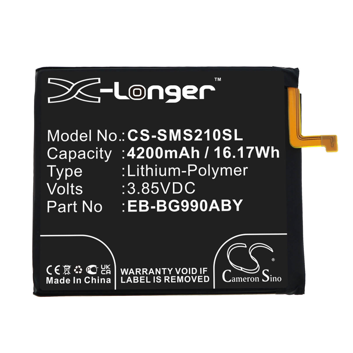 3.85v, Li-polymer, 4300mah, Battery Fits Samsung, Galaxy S21 Fan Edition 5g, Galaxy S21 Fe 5g, 16.56wh Mobile, SmartPhone Cameron Sino Technology Limited   