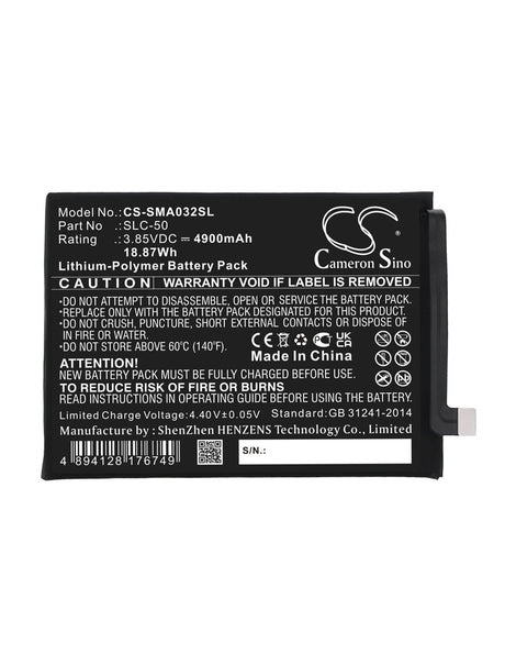 3.85v, Li-polymer, 4900mah, Battery Fits Samsung, Galaxy A03 Core, Sm-a032f, 18.87wh Mobile, SmartPhone Cameron Sino Technology Limited   