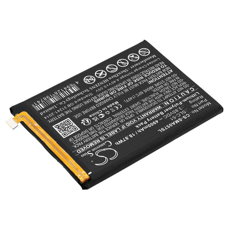 3.85V, Li-Polymer, 4900mAh, Battery fits Samsung, Galaxy A05s 2023, Sm-a057f, 18.87Wh Mobile, SmartPhone Cameron Sino Technology Limited   