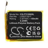 3.87v, Li-polymer, 65mah, Battery Fits Fitbit, Charge 5, 0.25wh Smartwatch Cameron Sino Technology Limited   