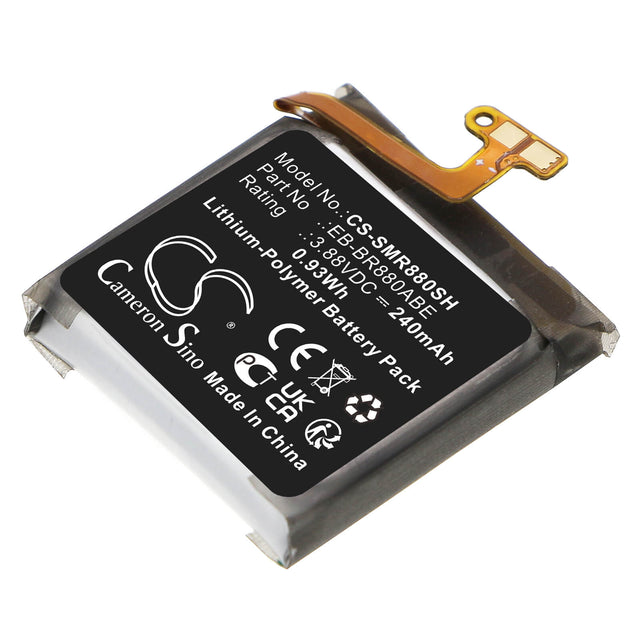 3.88v, Li-polymer, 240mah, Battery Fits Samsung, Galaxy Watch 4 40mm, Galaxy Watch4 Classic 42mm, 0.93wh Smartwatch Cameron Sino Technology Limited   