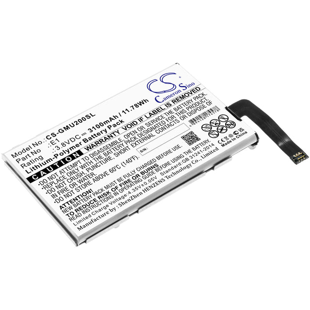 3.8v, 3100mah, Li-polymer Battery Fit's Glocalme, E1, Glmu18a02, U2, 11.78wh Hotspot Cameron Sino Technology Limited   