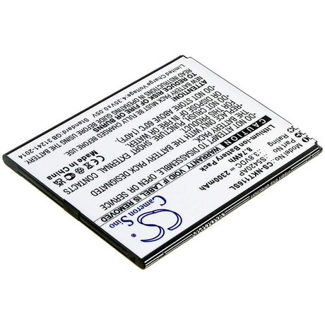 3.8v, Li-ion, 2300mah, Battery Fit's Nokia, C1 2019, Ta-1165, 8.74wh Batteries for Electronics Cameron Sino Technology Limited   