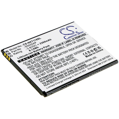 3.8v, Li-ion, 2300mah, Battery Fit's Nokia, C1 2019, Ta-1165, 8.74wh Batteries for Electronics Cameron Sino Technology Limited   