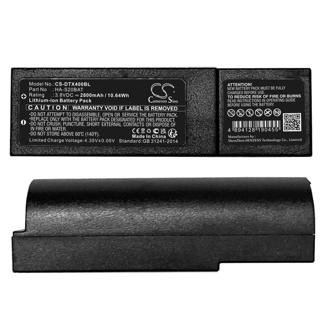 3.8v, Li-ion, 2800mah , Battery Fits Casio Dt-x400, Dt-x450, 10.64wh Barcode Scanner Cameron Sino Technology Limited   