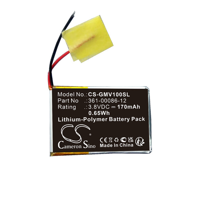 3.8V, Li-Polymer, 170mAh, Battery fits Garmin, Femix 6s Pro, Venu, 0.65Wh Smartwatch Cameron Sino Technology Limited   