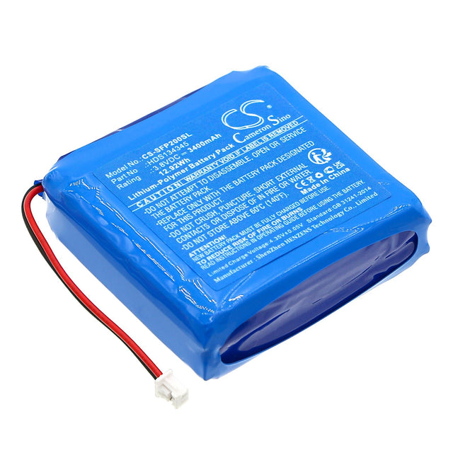 3.8V, Li-Polymer, 3400mAh, Battery fits Safie, Pocket 2, 12.92Wh Body Camera Cameron Sino Technology Limited   