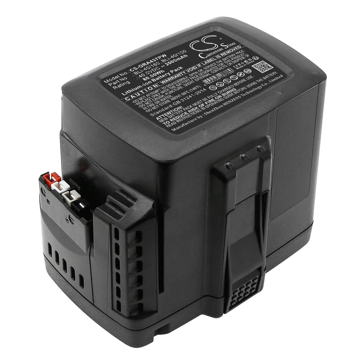 40.0v, Li-ion, 2000mah, Battery Fits Gardena, 115ihd45, 115il, 80.00wh Lawn Mowers Cameron Sino Technology Limited   