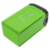 40.0v, Li-ion, 5000mah, Battery Fits Greenworks, & 12" String Trimmer Combo Kit, 1306202az, 200.00wh Gardening Tools Cameron Sino Technology Limited (Dangerous Goods)   