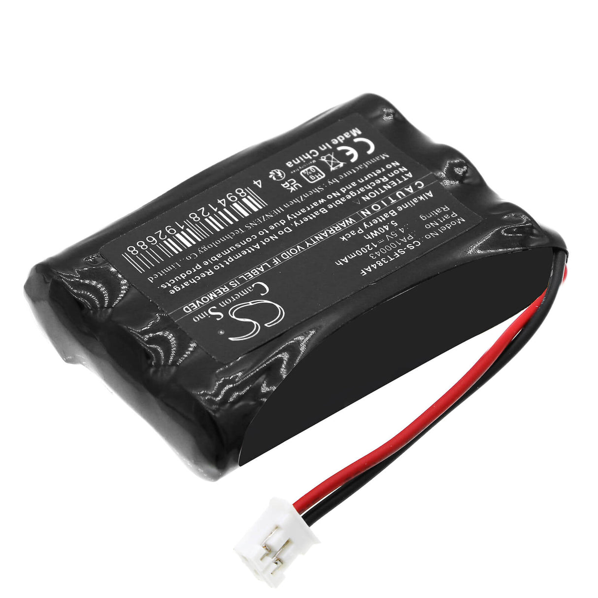 4.5v, Alkaline, 1200mah, Battery Fits Safe-o-tronic, Ds, Ds-t, 5.40wh Door Lock Cameron Sino Technology Limited   