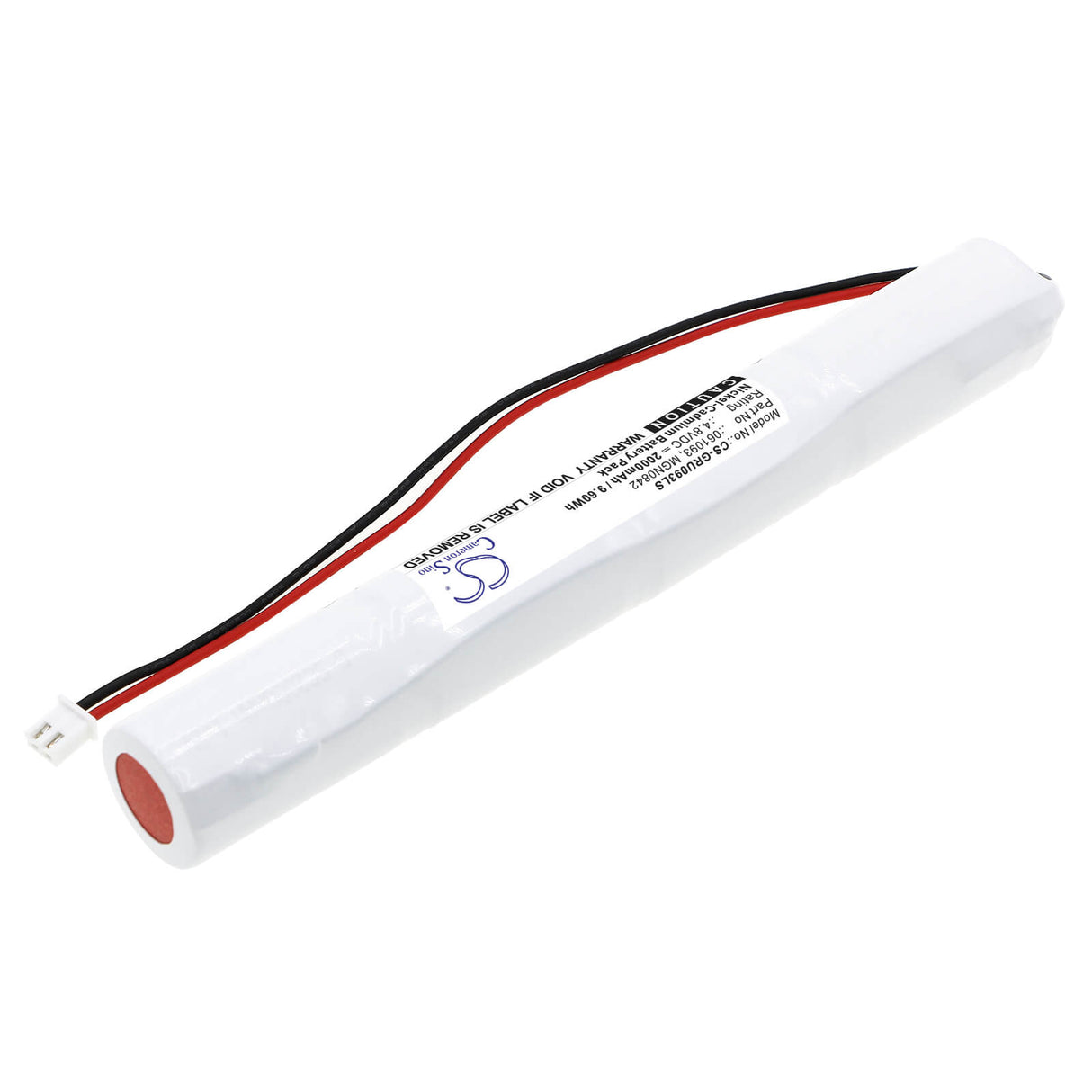 4.8v, Ni-cd, 2000mah, Battery Fits Legrand, Ip66 Eco1, 9.60wh Emergency Lighting Cameron Sino Technology Limited   