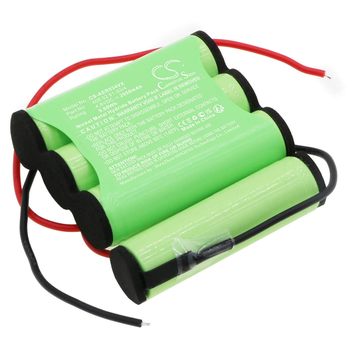 4.8v, Ni-mh, 2000mah, Battery Fits Aeg, Ergorapido, Rapido, 9.60wh Batteries for Electronics Cameron Sino Technology Limited   