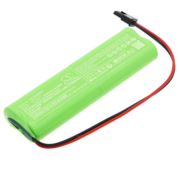 4.8V, Ni-MH, 2000mAh, Emergency Lighting battery fits Inotec, 98100110, 890021, 9.60Wh