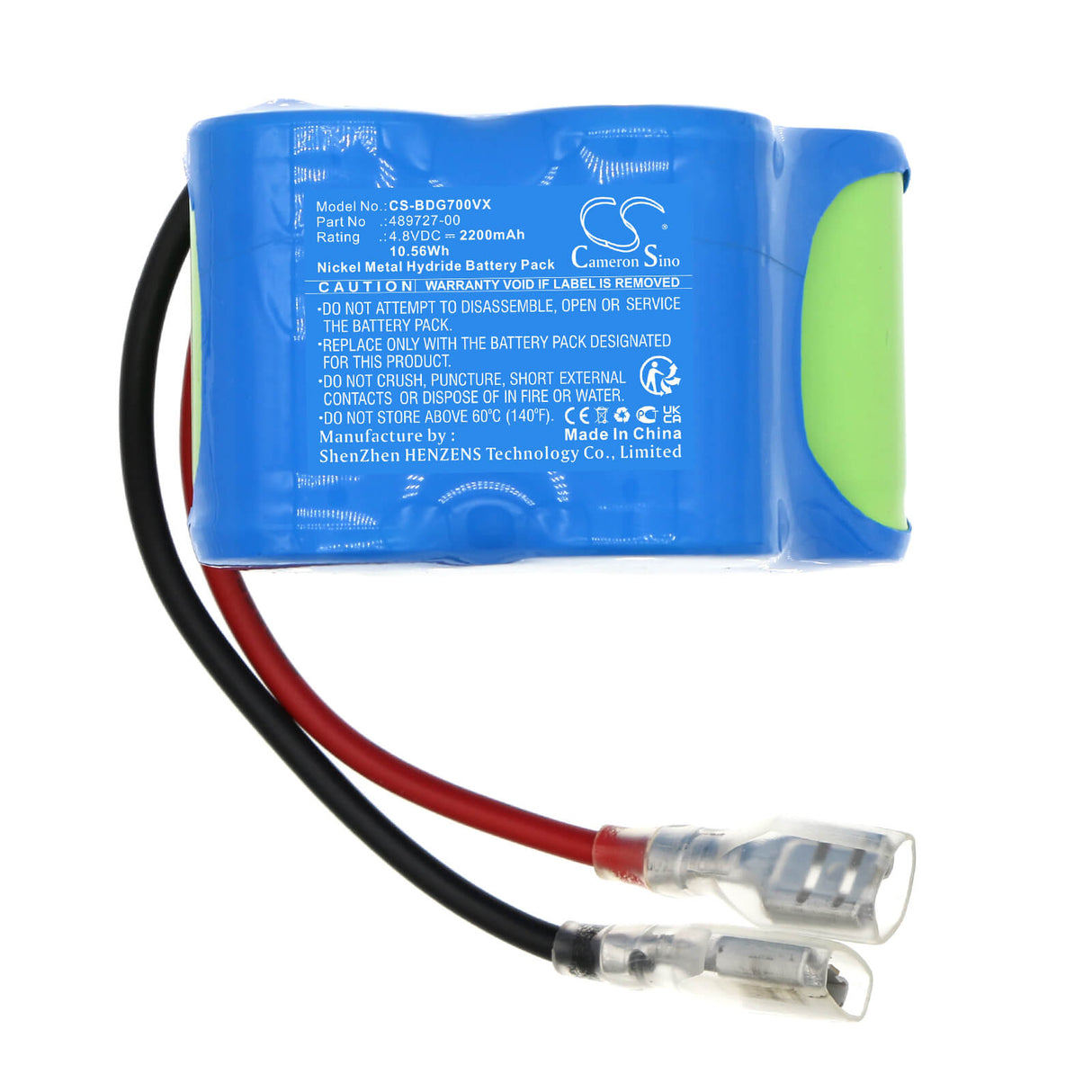 4.8v, Ni-mh, 2200mah, Battery Fits Black&decker, Gs700, 10.56wh Vacuum Cameron Sino Technology Limited   