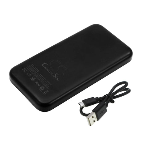 5.0v, Li-polymer, 10000mah, Battery Fits Cameron Sino Black Power Bank 10000mah, 50.00wh Power Bank Cameron Sino Technology Limited   