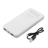 5.0v, Li-polymer, 10000mah, Battery Fits Cameron Sino White Power Bank 10000mah, 50.00wh Power Bank Cameron Sino Technology Limited   