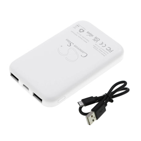 5.0v, Li-polymer, 5000mah, Battery Fits Cameron Sino White Power Bank 5000mah, 25.00wh Power Bank Cameron Sino Technology Limited   