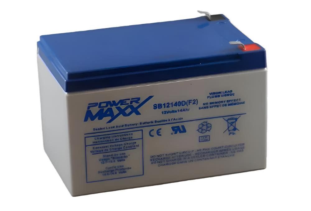 6-dzm-12 - 12 Volt 14ah Deep Cycle Scooter Battery F2 Terminal Sealed Lead Acid DriveMotion   