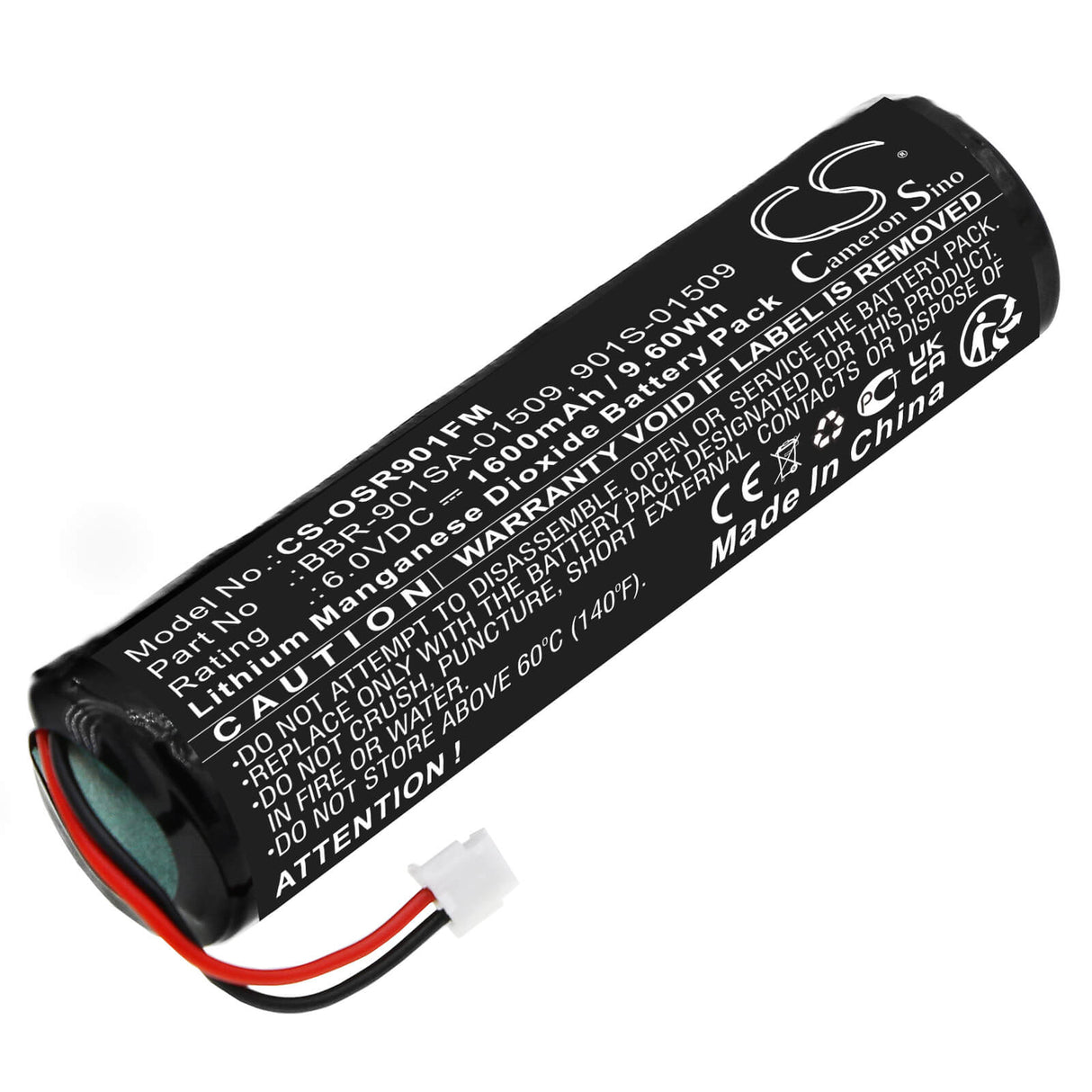 6.0v, Li-mno2, 1600mah, Battery Fits Ocean Signal Mob1 Distress Beacon, Rescueme Mob1, 9.60wh Marine Safety & Flotation Devices Cameron Sino Technology Limited   