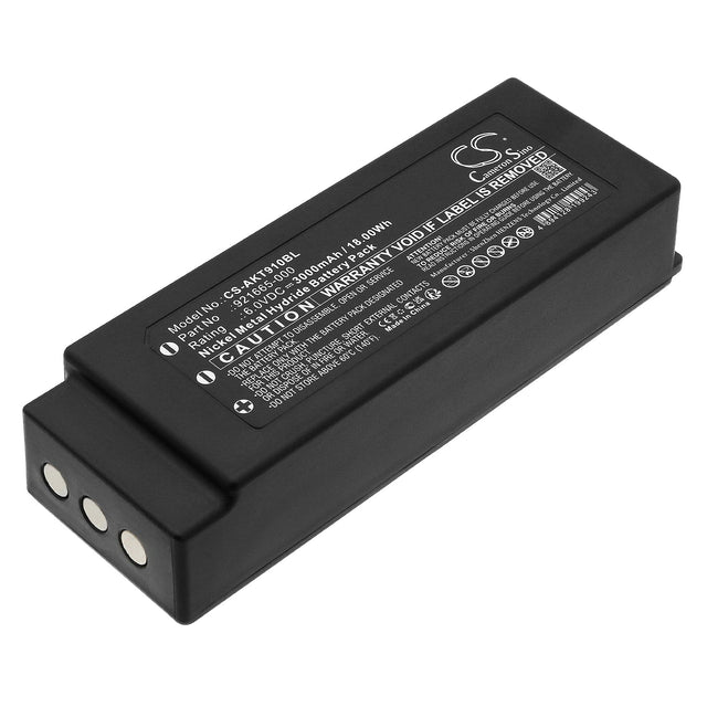 6.0V, Ni-MH, 3000mAh, Crane Remote Battery fits Akerstroms, 300j, 300j Transmitters, 18.00Wh Crane Remote Control Cameron Sino Technology Limited   