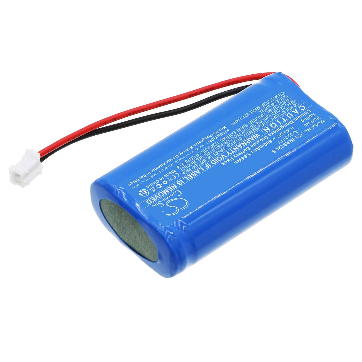 6.4v, Lifepo4, 600mah, Battery Fits Iron Lux, E73 417 12, 3.84wh Emergency Lighting Cameron Sino Technology Limited   