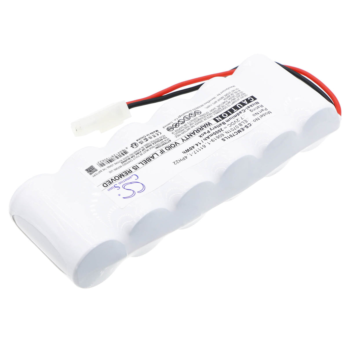 7.2v, Ni-cd, 2000mah , Battery Fits Lithonia Lv S W R 120/277 Eln Um, 14.40wh Emergency Lighting Cameron Sino Technology Limited   