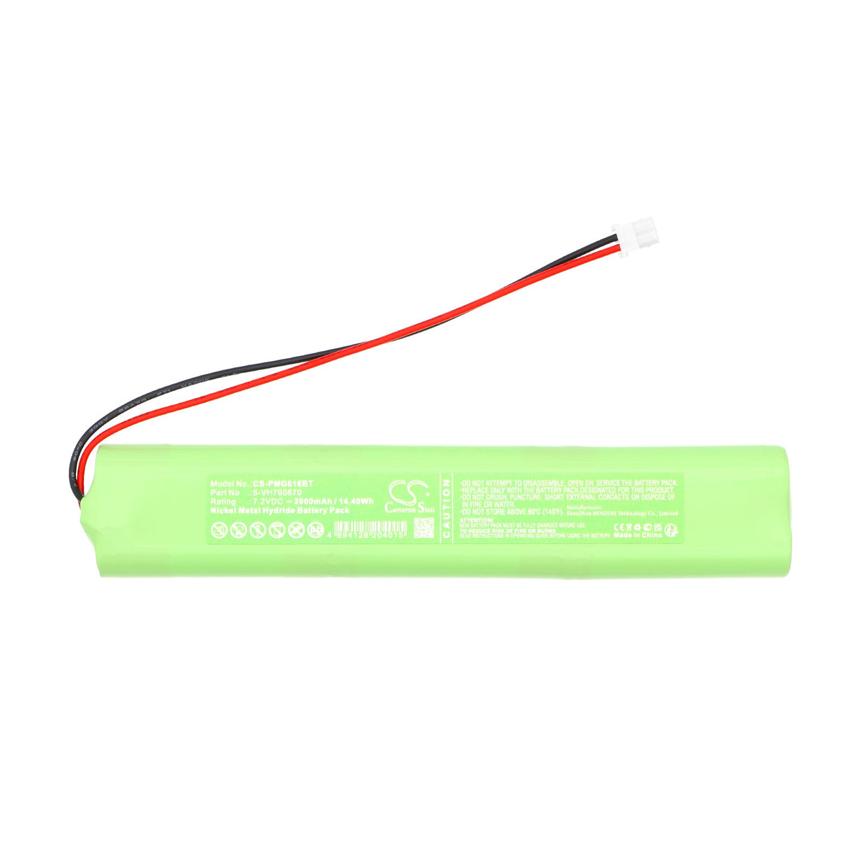 7.2v, Ni-mh, 2000mah, Alarm Battery Fits Paradox Magellan Mg6060, Mg6030, 14.40wh Alarm System Cameron Sino Technology Limited   