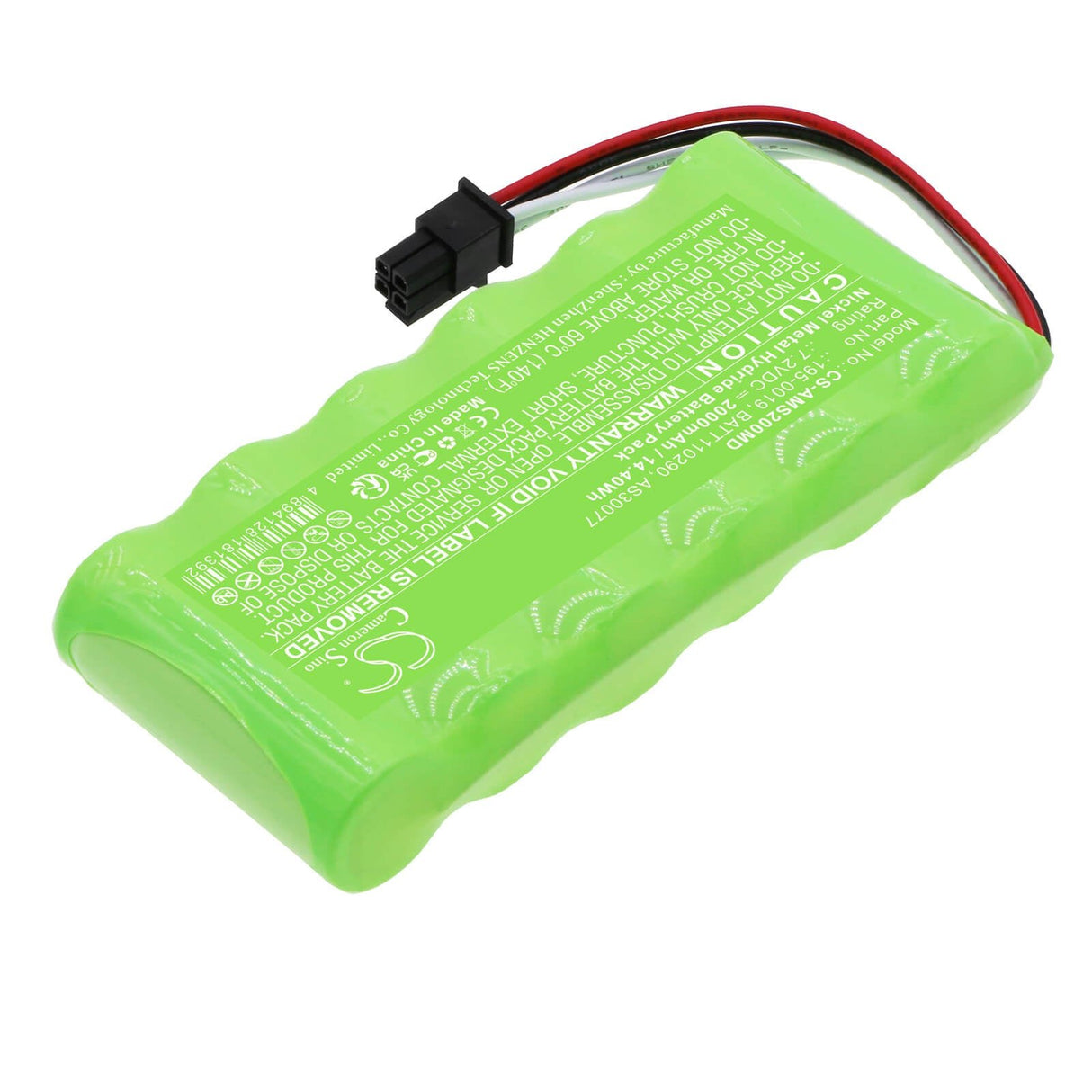 7.2v, Ni-mh, 2000mah, Battery Fits Aspect Medical System A2000 Bis Monitoring, Bis View Monitoring, 14.40wh Medical Cameron Sino Technology Limited (Medical)   