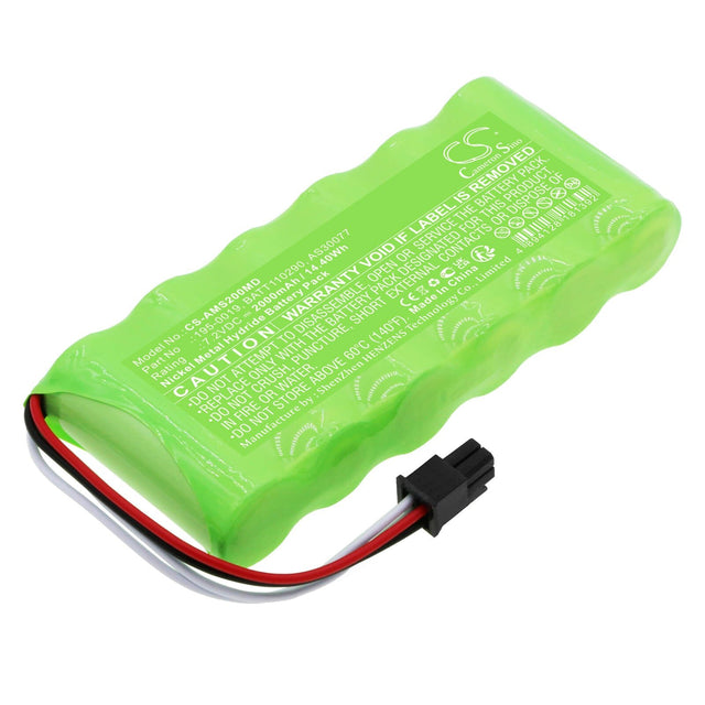 7.2v, Ni-mh, 2000mah, Battery Fits Aspect Medical System A2000 Bis Monitoring, Bis View Monitoring, 14.40wh Medical Cameron Sino Technology Limited (Medical)   