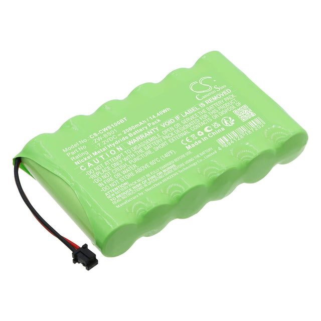 7.2v, Ni-mh, 2000mah, Alarm system battery Fits Caddx, Zerowire Control Panel, 14.40wh Alarm System Cameron Sino Technology Limited   