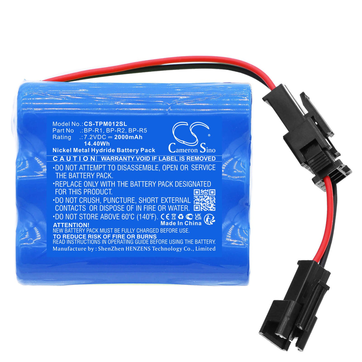 7.2v, Ni-mh, 2000mah, Battery Fits Tivoli, Ipal Ma-1, Ipal Ma-2, 14.40wh DAB Digital Cameron Sino Technology Limited   